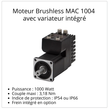 Moteur Brushless MAC 1004 JVL, gamme TRANSTECHNIK