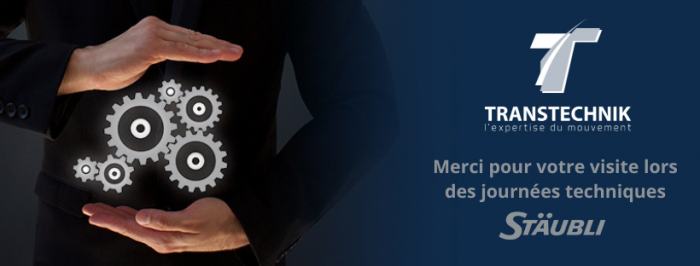 TRANSTECHNIK Remerciements Journées techniques Staubli décembre 2025