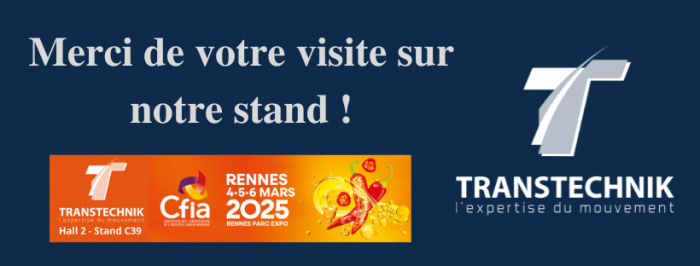 Remerciements salon CFIA Rennes 2025