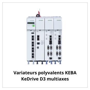 Variateurs polyvalents KeDrive D3 multiaxes KEBA