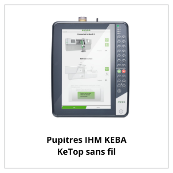 Pupitres IHM KeTop sans fil KEBA